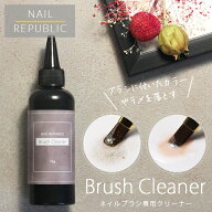 NAILREPUBLIC ジェルブラシクリーナー 75g ブラシクリーナー ジェルクリーナー ネイル筆洗浄 大容量 クリ…