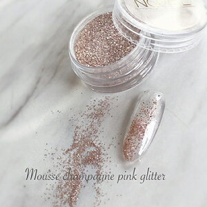 �m���F�� ���[�X�V�����p�� �s���N�O���b�^�[ �����O���b�^�[ �m���F�� NOVEL Mousse champagne pink glitter 1.5g