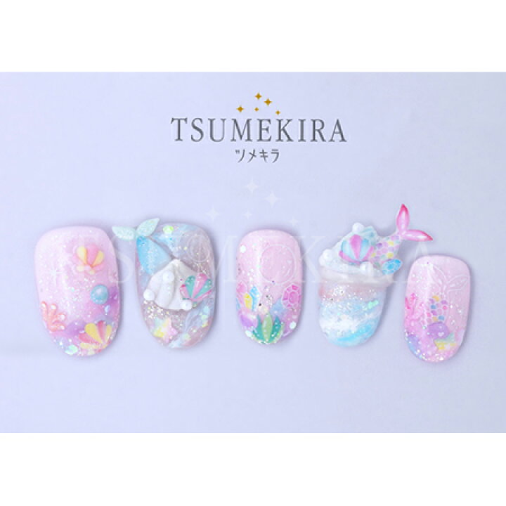楽天市場 ネイルアート 高粘着 ネイルシール マーメイドフェアリーテイル ネイルシール ツメキラ Yumi Lingプロデュース2 Mermaid Fairy Tale Nn Yml 102 ネイル用品 Nailstudy