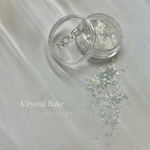 NOVEL Crystal flake(yellow pink)