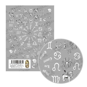 cL JamboNails ~Tvf[X Monochrome Zodiac Art(mN[ ]fBAbN A[g) NN-KSM-001