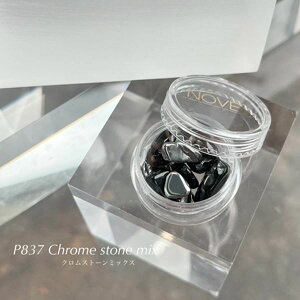 NOVEL P837 Chrome stone mix 4g �m���F�� �N�����X�g�[���~�b�N�X