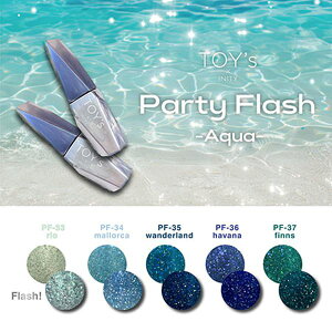 TOY's × INITY �p�[�e�B�[�t���b�V�� �A�N�A 5�F�Z�b�g T-PFST5A 12ml