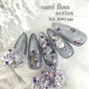 GLOSS by. Lecoeur nail. carol flora-juju GL_fl-04(�O���X�o�C���N�[���l�C�� �L�������t���[�� �W���W��) 0.4g