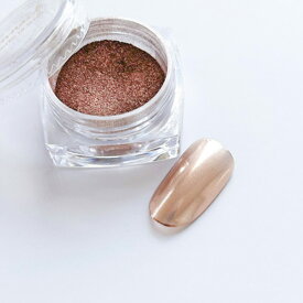 ネイルパーツ ミラーパウダー Bonnail ボンネイル リッチシャインパウダー #03 ハニーコーラル チップ付き