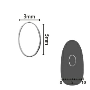 �l�C���p�[�c �V�����h�� SHAREYDVA �\�t�g�@�I�[�o���@3mm×5mm�@�V���o�[�@�ׁ@8P