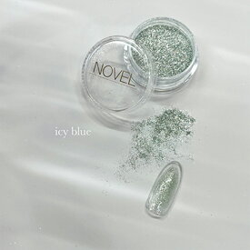 【4/1限定 ポイント5倍】NOVEL Glass shary glitter icy blue