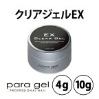 ジェルネイル クリア パラジェル para gel クリアジェルEX 4g