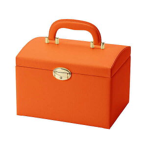 名入れ ジュエルボックス L オレンジ ブラック ホワイト 大容量 収納 ジュエリーボックス 送料無料 沖縄 北海道 アクセサリー ジュエリー ラッピング ギフトバッグ プレゼント 誕生日 記念品