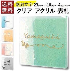 【～12:00までの注文で当日発送】 【彫刻文字】油彩の風合いで玄関をアートに。クリア アクリル 表札 正方形 選べる文字カラー 油絵 キャンパス風 マンション 戸建て プレート 穴あけ不要 両面テープ 貼るだけ 玄関 会社 住所 二世帯 ポスト 人気 ドア 門柱 屋外 新築