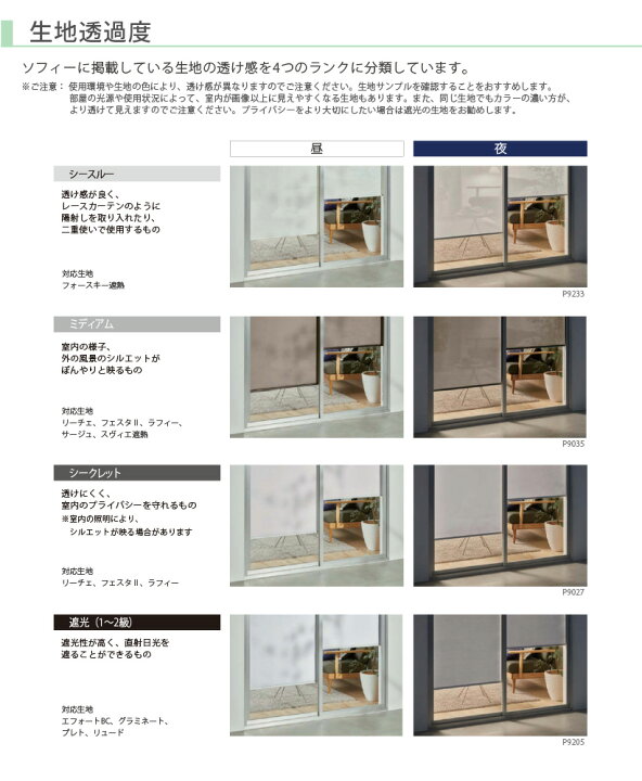 楽天市場】ロールスクリーン カーテン オーダー ニチベイ ソフィー 