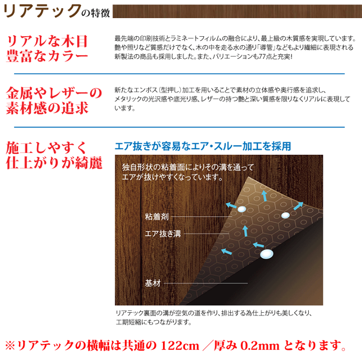 楽天市場】サンゲツ リアテック 装飾用硬質塩ビタックシート TA