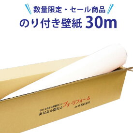 【お得なクーポン配布中】 壁紙 のり付き 30m 【数量限定】【壁紙特別セール】 国産 クロス のり付き壁紙30mと施工マニュアル付き サンゲツ 装飾フィルム のり付き 補修 DIY