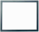 デッサン額縁　歩-7/ブルー　四つ切サイズ(424×348mm)　前面アクリル仕様　【絵画/壁掛け/インテリア/玄関/アートフ…