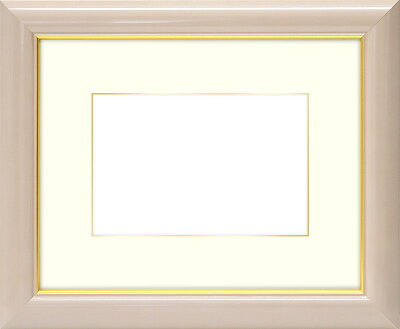 【楽天市場】写真用額縁 30009/パールピンク 写真全紙(560×457mm)専用 前面UVカットアクリル仕様 マット付き（金色細縁付き
