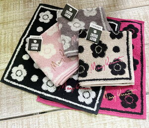 【メール便お届】全5色 マリークワント/MARY QUANT 大人 女性 かわいい・タオルハンカチ レディース(25×25cm)デイジー・花柄・可愛いタオル生地 ギフト・プレゼント ホワイトデー