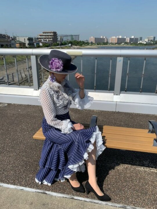 楽天市場】フラメンコ衣装 ツーピース ブラウス ロング スカート  