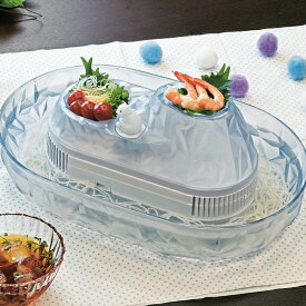 流しそうめん しろくま そうめん流し器 M 2～3人用 素麺 電池式 流水 しろくまそうめん流し器M D-1406