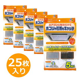 エアコン フィルター 業務用 天井埋め込み型エアコンフィルター 25枚入り EC-003 埋め込み エアコン 天井 エアコン用フィルター