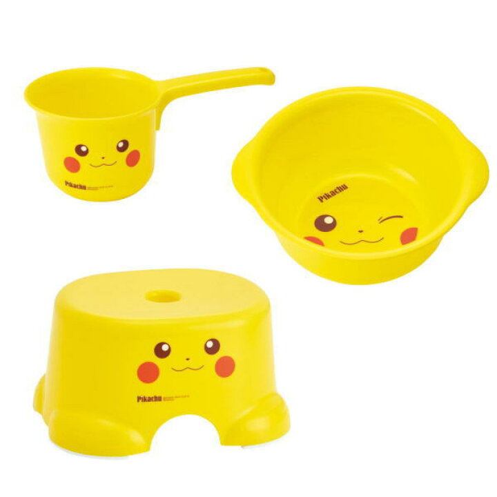 楽天市場 ピカチュウ お風呂エンジョイ3点セット 北海道 沖縄への配送不可 なじみハウス