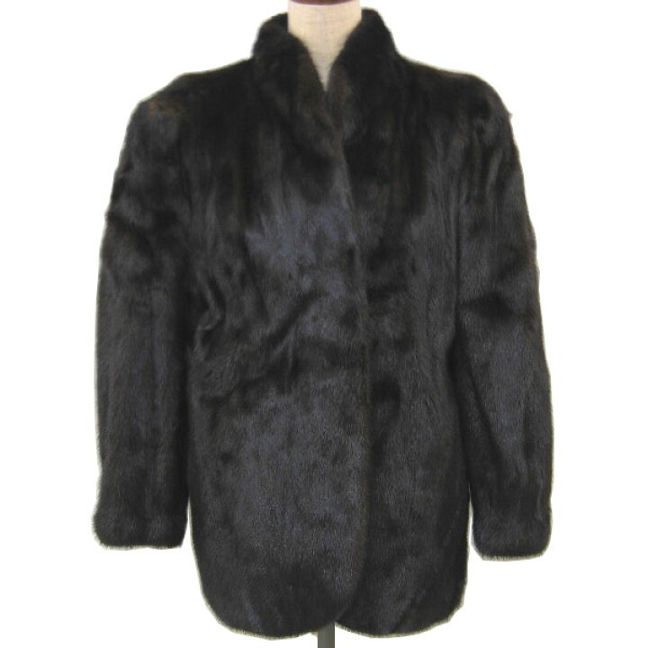 楽天市場】【中古】中古美品 訳あり 毛皮 SAGAミンク ハーフコート 