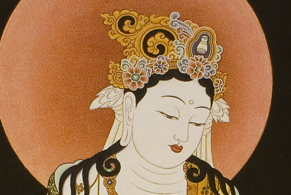 仏画ポスター 勢至菩薩 | 仏像仏画チベット美術卸の天竺堂