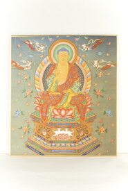 仏画色紙　釈迦如来