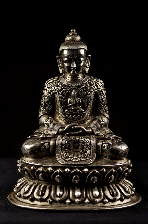 楽天市場】釈迦如来 銀製打ち出し : 仏像仏画チベット美術卸の天竺堂