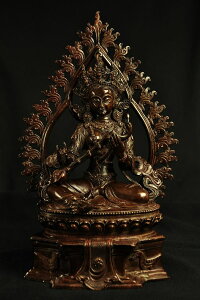 弁財天 銅造彫金仕上げ