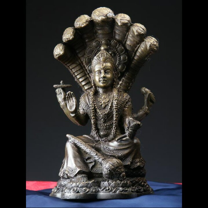 楽天市場】ヴィシュヌ神 黄銅製 : 仏像仏画チベット美術卸の天竺堂