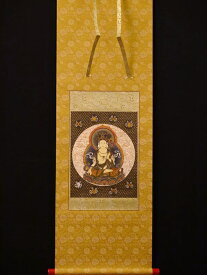 仏画掛け軸 虚空蔵菩薩 肉筆画 一点もの