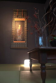 阿弥陀如来　仏画掛け軸（半切サイズ）