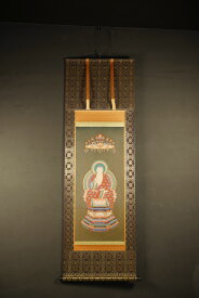 釈迦如来 仏画掛け軸（半切サイズ）