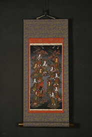 十三仏 模表装仕立て 仏画掛け軸（模軸）細幅