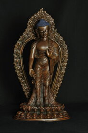 阿弥陀如来 銅造彫金仕上げ