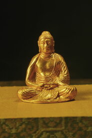 極小仏像 釈迦如来 純金調仕上げ