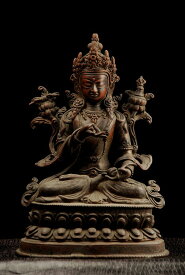 普賢菩薩 銅造彫金仕上げ