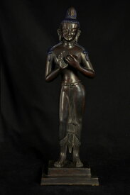 菩薩立像 銅造彫金仕上げ