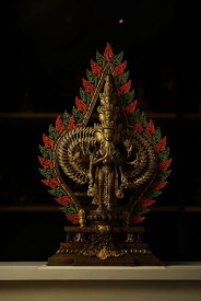 千手観音 銅造鍍金彫金仕上げ