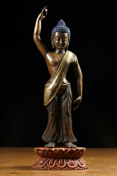 楽天市場】釈迦誕生仏 黄銅製彫金仕上げ : 仏像仏画チベット美術卸の天竺堂