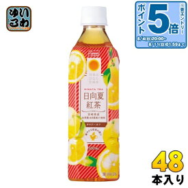 〔エントリーでポイント10倍！〕 サンA 日向夏紅茶 500ml ペットボトル 48本 (24本入×2 まとめ買い) 紅茶飲料