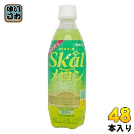南日本酪農 スコール メロン 500ml ペットボトル 48本 (24本入×2 まとめ買い) 炭酸飲料 めろん 数量限定