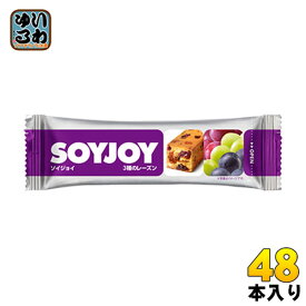 大塚製薬 SOYJOYソイジョイ 3種類のレーズン 48本入 グルテンフリー 栄養食品