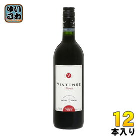 湘南貿易 ヴィンテンス メルロー (赤) 750ml 瓶 12本 (6本入×2 まとめ買い)