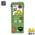 キッコーマン 豆乳飲料 抹茶 200ml 紙パック 54本 (18本入×3 まとめ買い)〔豆乳〕