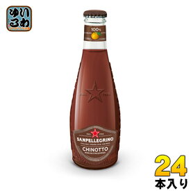 サンペレグリノ イタリアン スパークリングドリンク キノット 200ml 瓶 24本入 〔炭酸飲料〕