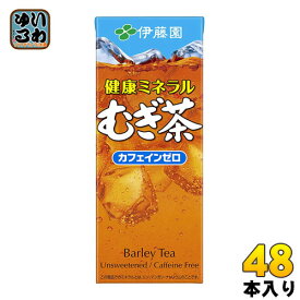 伊藤園 健康ミネラルむぎ茶 250ml 紙パック 48本 (24本入×2 まとめ買い) 〔お茶〕