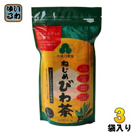 十津川農場 ねじめびわ茶 ティーバッグ 2g×24バック 3袋 (1袋入×3 まとめ買い)