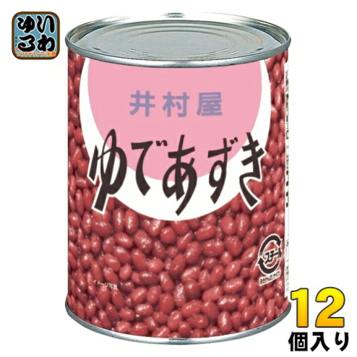 楽天市場】井村屋 ゆであずき 2号缶 1000g 12個入 デザート 和菓子  