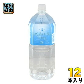 アクアリッチウォーター 蒸留水 2L ペットボトル 12本 (6本入×2 まとめ買い) 水 軟水 ウォーター